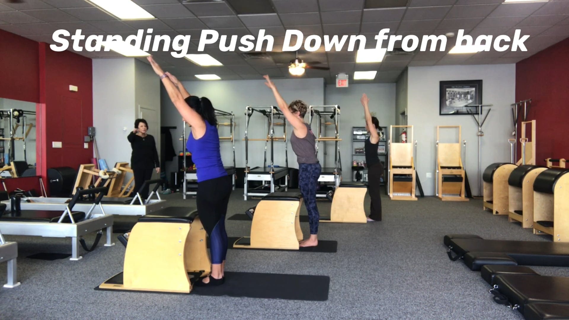 Standing Pumping / Push Down from Back Authentic Pilates Center