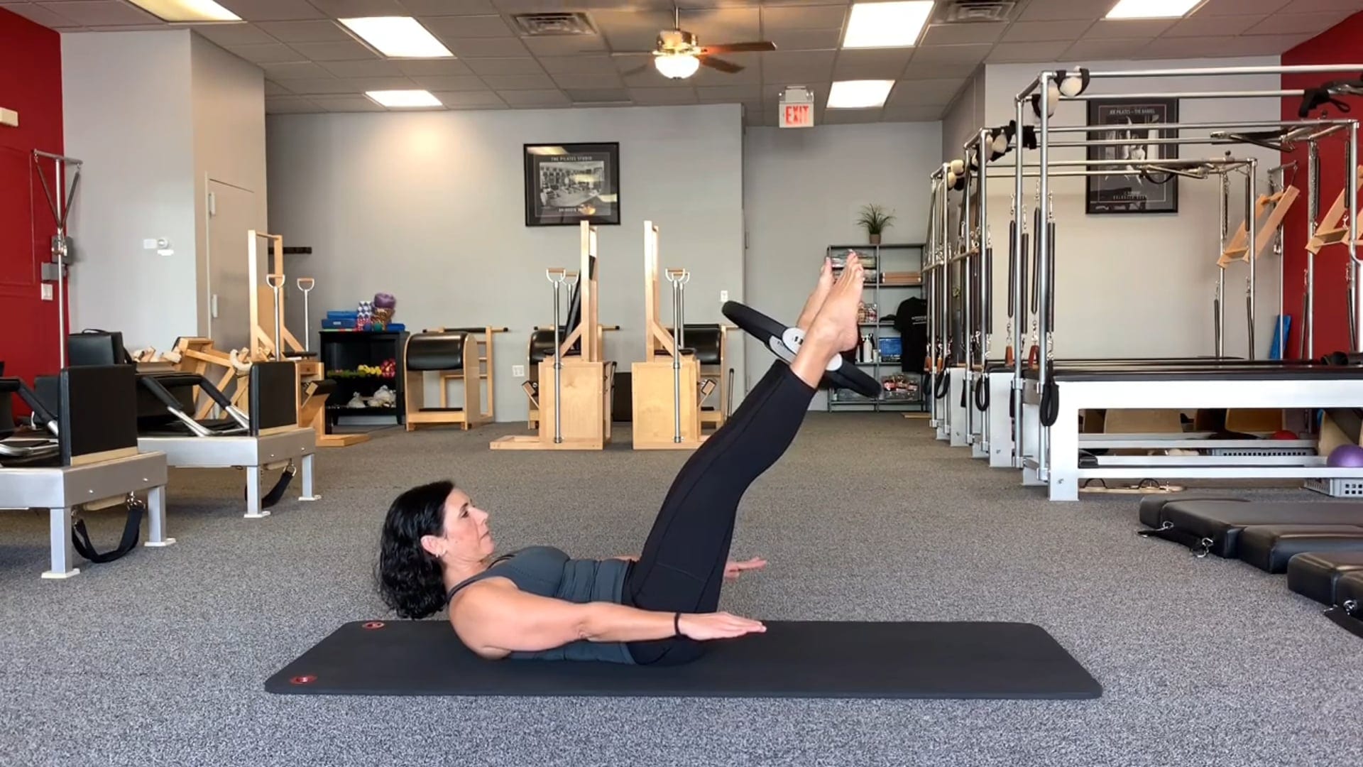 Mat with Magic Circle Authentic Pilates Center