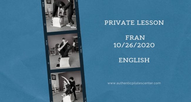 APLC Private lesson with apprentice Fran 10/26 