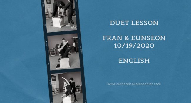 APLC Duet lesson – Fran & Eunseon 11/19 