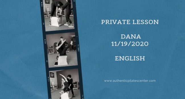 APLC Private lesson – Dana 11/19 