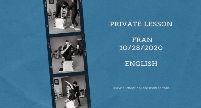 APLC Observation Private Lesson – Fran 10/28 