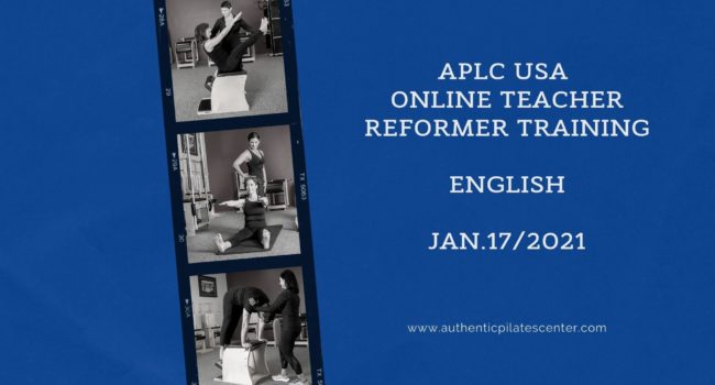 APLC USA Online Reformer Training 1/17/20 