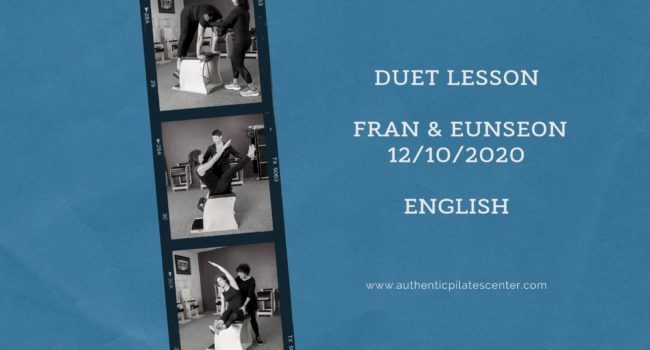 Duet lesson Fran & Eunseon 12/10/20 