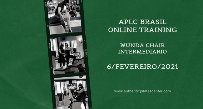 APLC Brasil Online Wunda Chair Training 6/Fev/21 