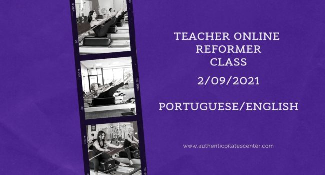 Teacher Online Reformer Class 2/9/21 