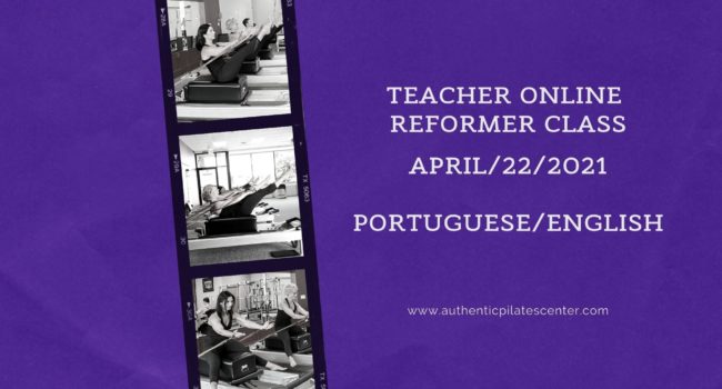 Teacher Online Reformer Class – 4/22/21 