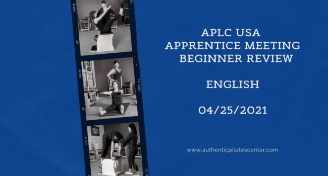 APLC USA Apprentice Meeting 4/25/21 