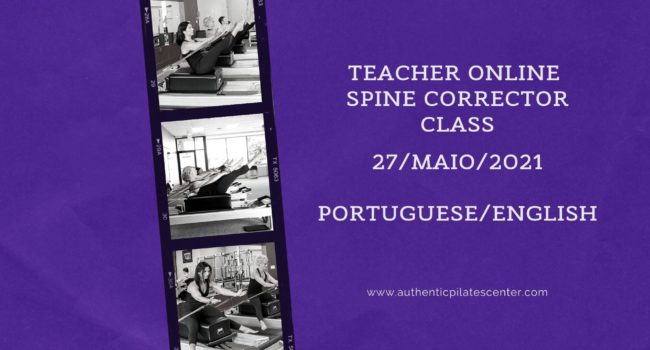 Teacher Online Spine Corrector Class – 5/27/21 