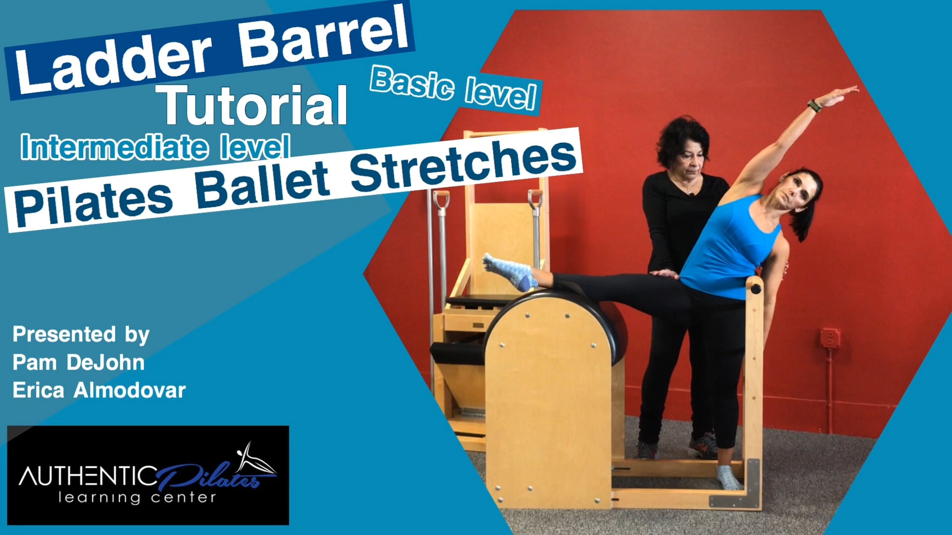 Ladder Barrel Ballet Stretches Tutorial Authentic Pilates Center 