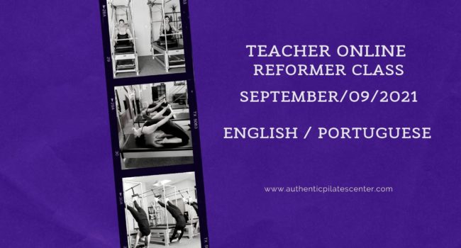 Teacher Online Reformer Class – 9/9/21 