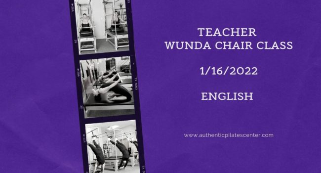 Teacher Wunda Chair Class 1/16/22 