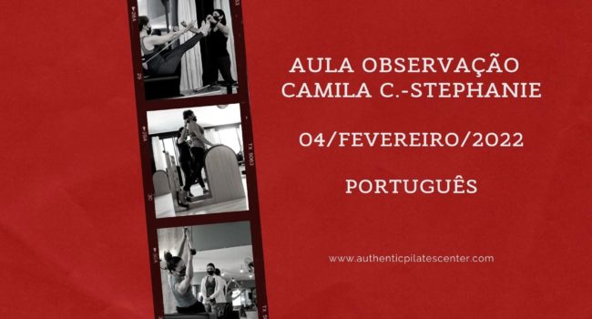 Aula Observação – Camila-Stephanie 2/4 