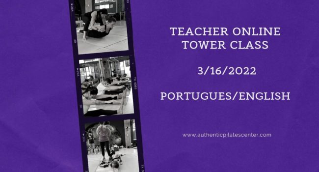 Teacher Online Tower Class – 3/16/22 
