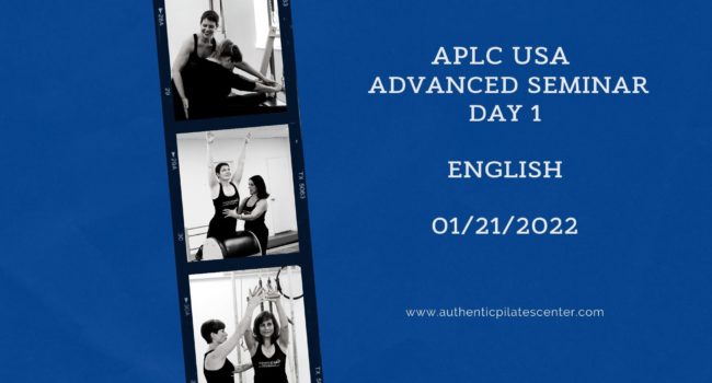 APLC USA Advanced Seminar – Day 1 – 1/21/22 