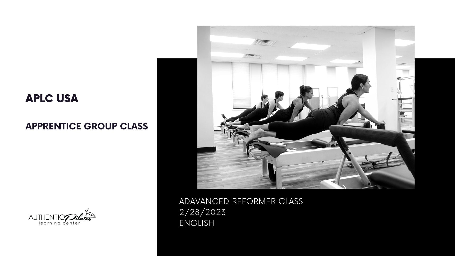 Advanced Reformer Apprentice Class 2/28/23