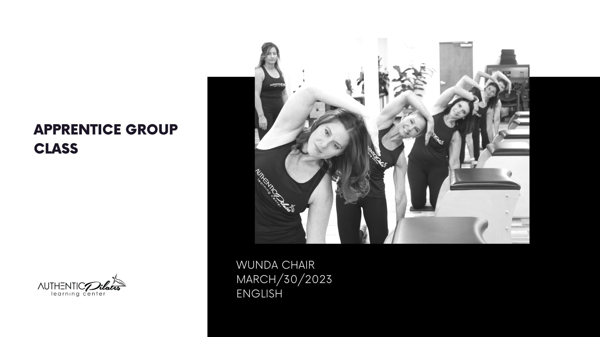 Apprentice Group Class Wunda Chair – 3/30/23