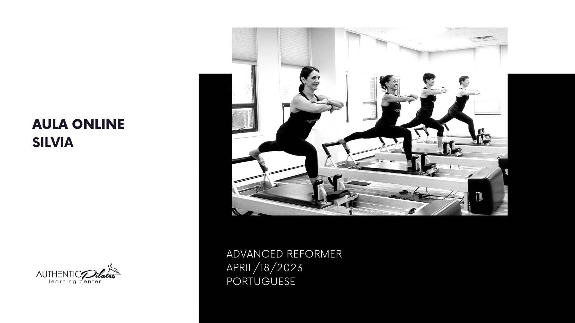 Aula Online Adv. Reformer Silvia – 4/18/23