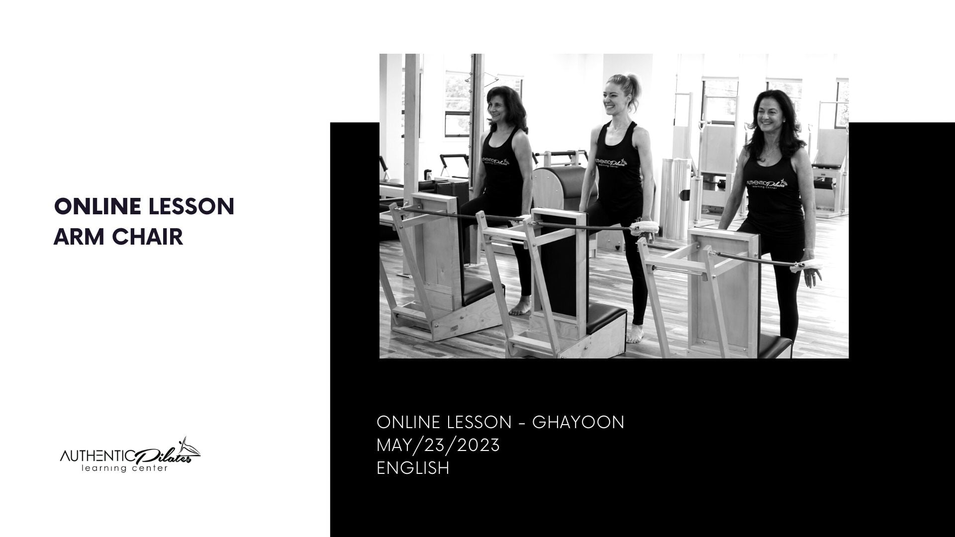 Private Lesson Ghayoon – Arm Chair – 5/23/23