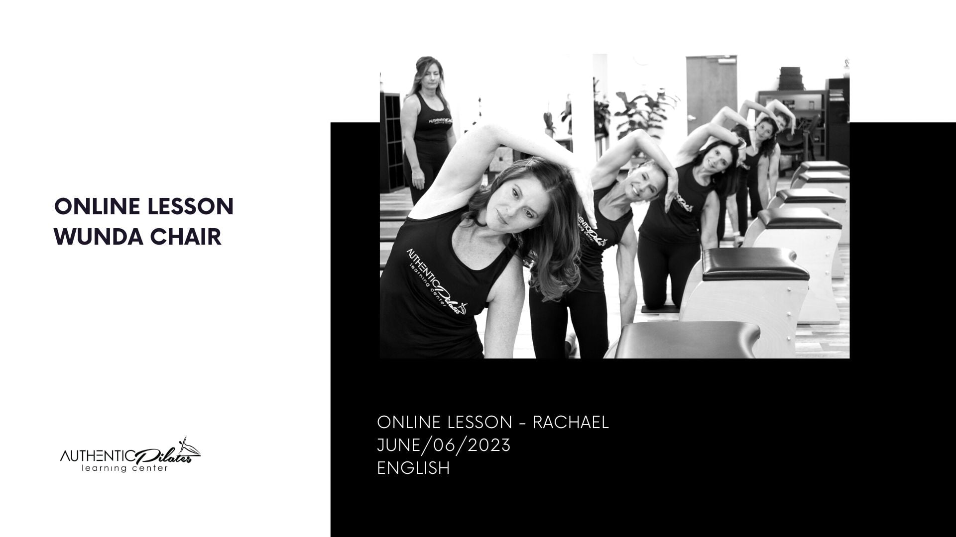 Online Lesson Rachael – Wunda Chair –  6/6/23