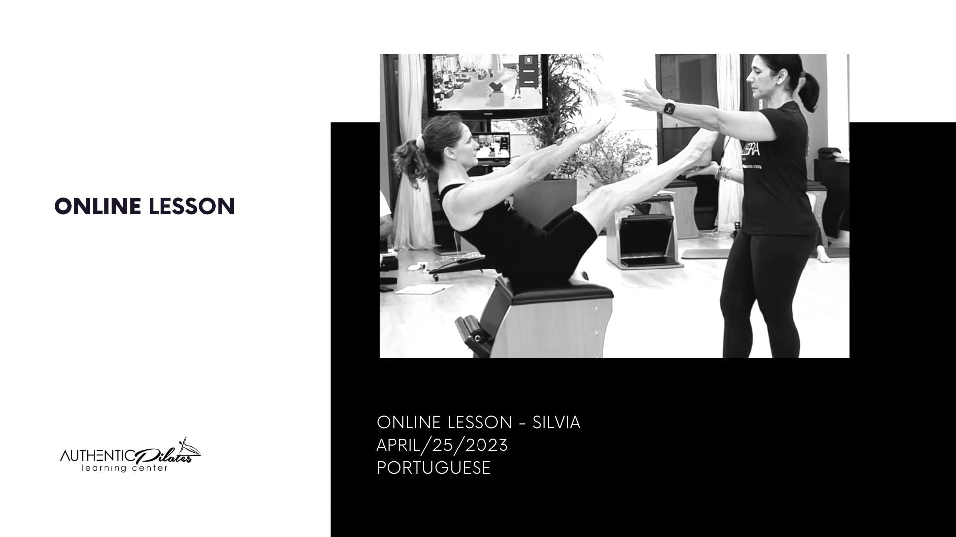 Online lesson – Wunda Chair – Silvia – 4/25/23