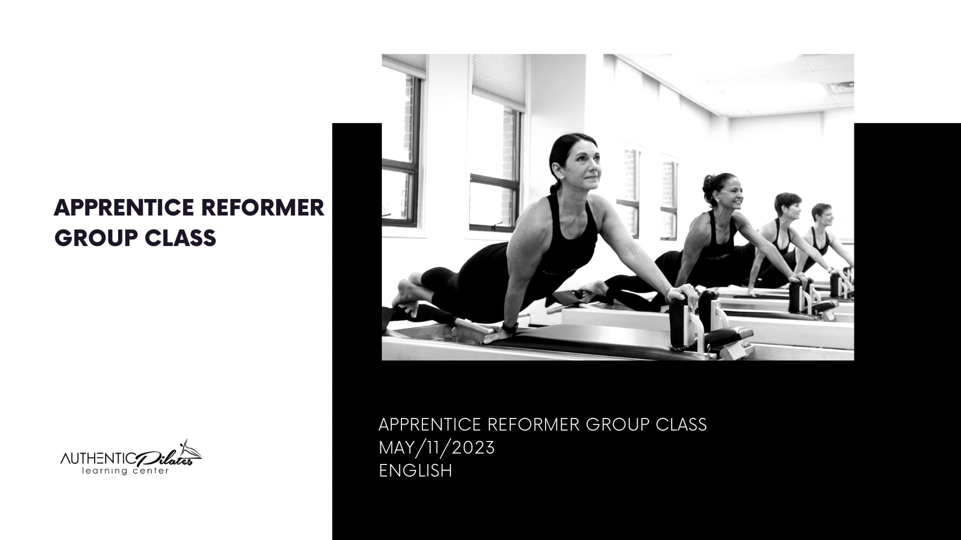 Apprentice Reformer Class – 5/11/23