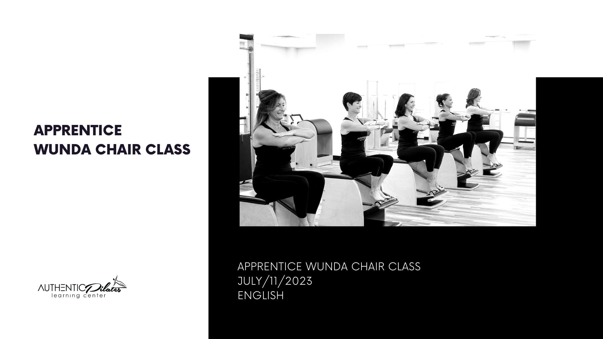 Apprentice Wunda Chair Class –  7/11/23