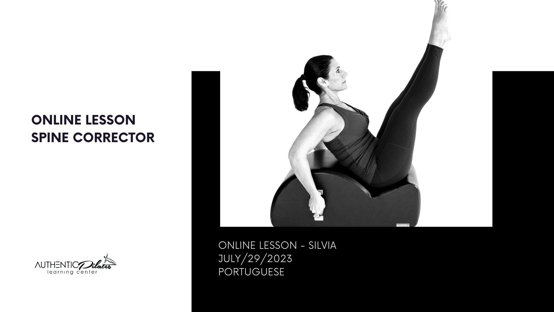 Online Lesson – Silvia – Spine Corrector – 7/25/23