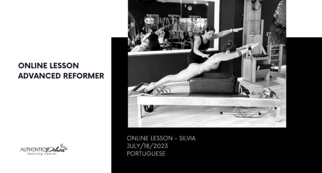 Online Lesson Silvia – Adv. Reformer – 7/18/23 