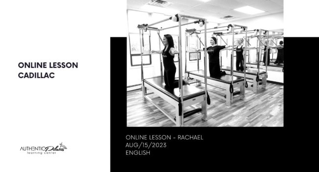 Online Lesson Cadillac – Rachael – 8/15/23 