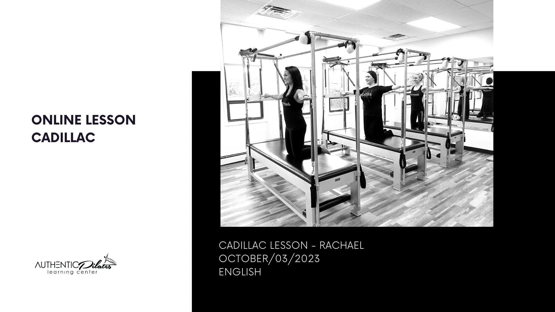 Online Cadillac Lesson –  Rachael – 10/3/23