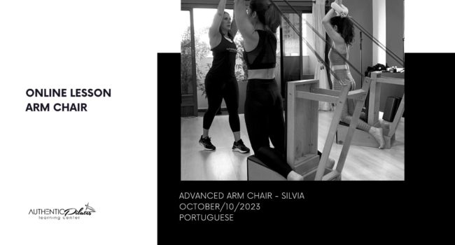Online Arm Chair Lesson – Silvia 10/10/23 
