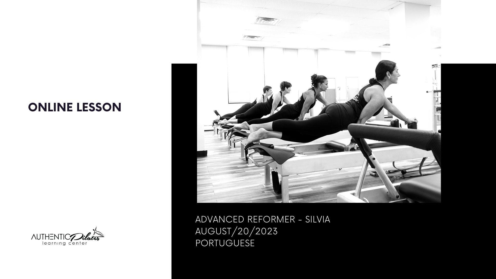 Teacher online Adv. Reformer – Silvia 9/20/23