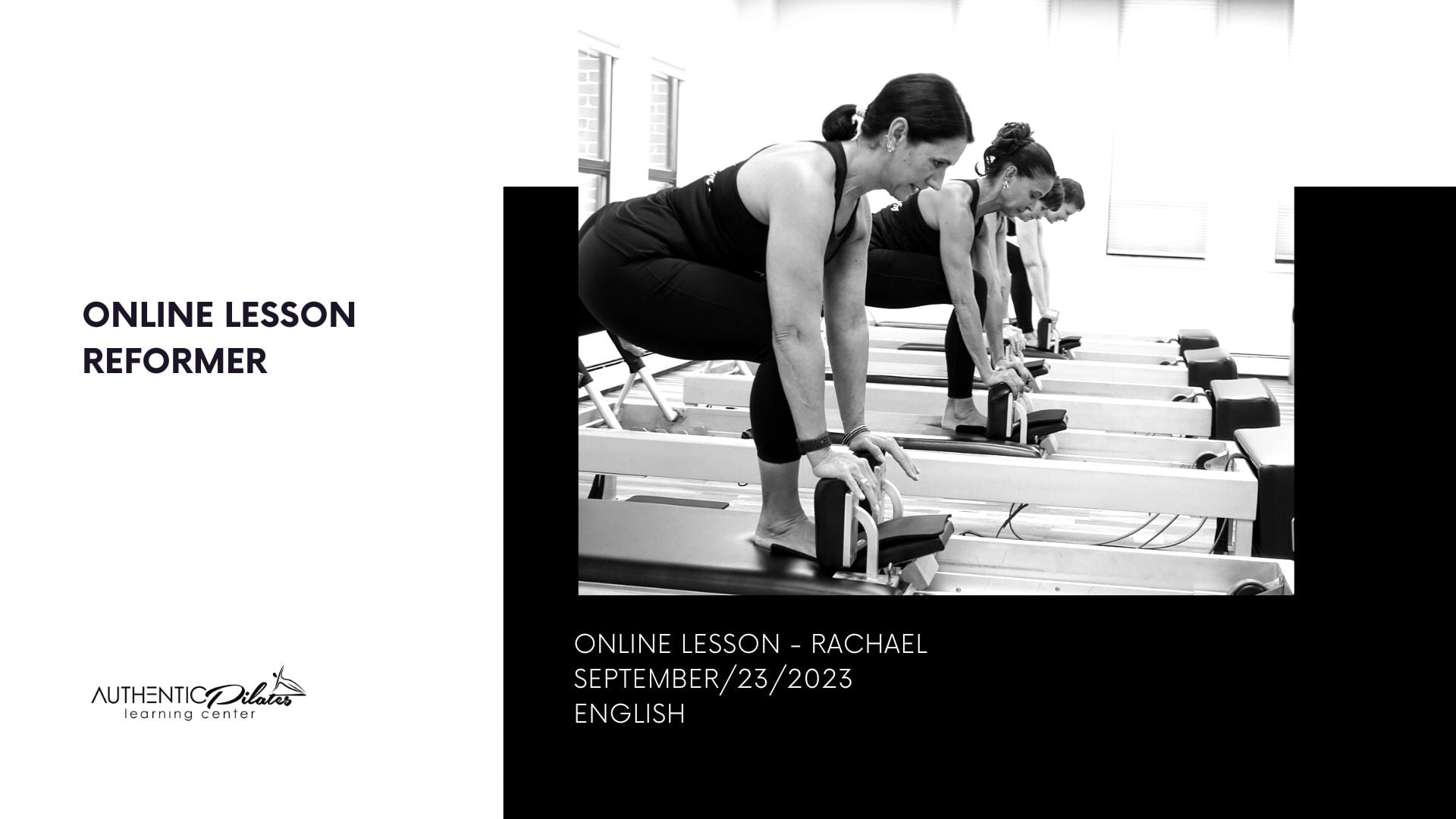 Teacher Online Reformer Lesson – Rachael 9/23