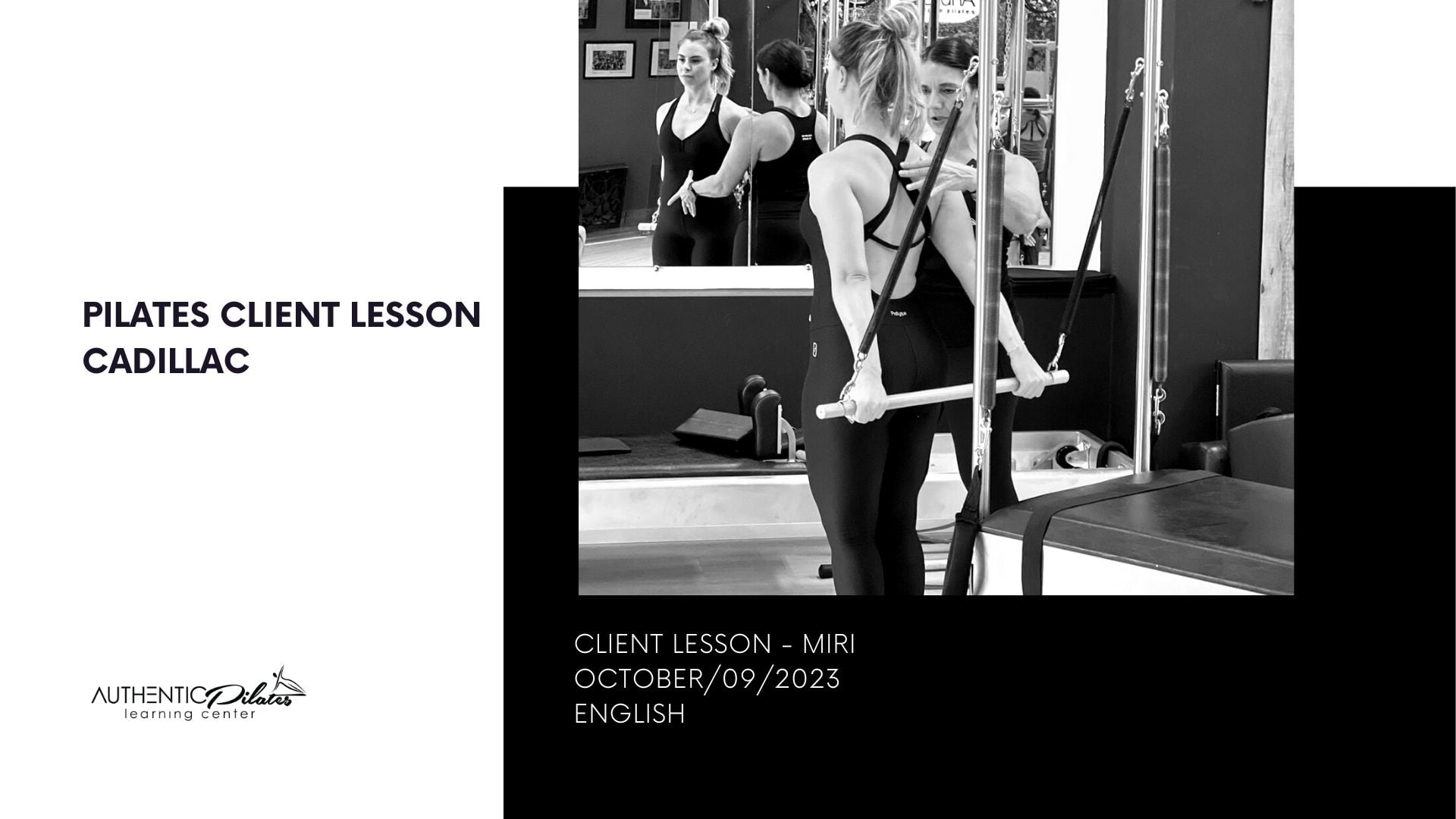 Client Cadillac Lesson – Miri 10/9/23