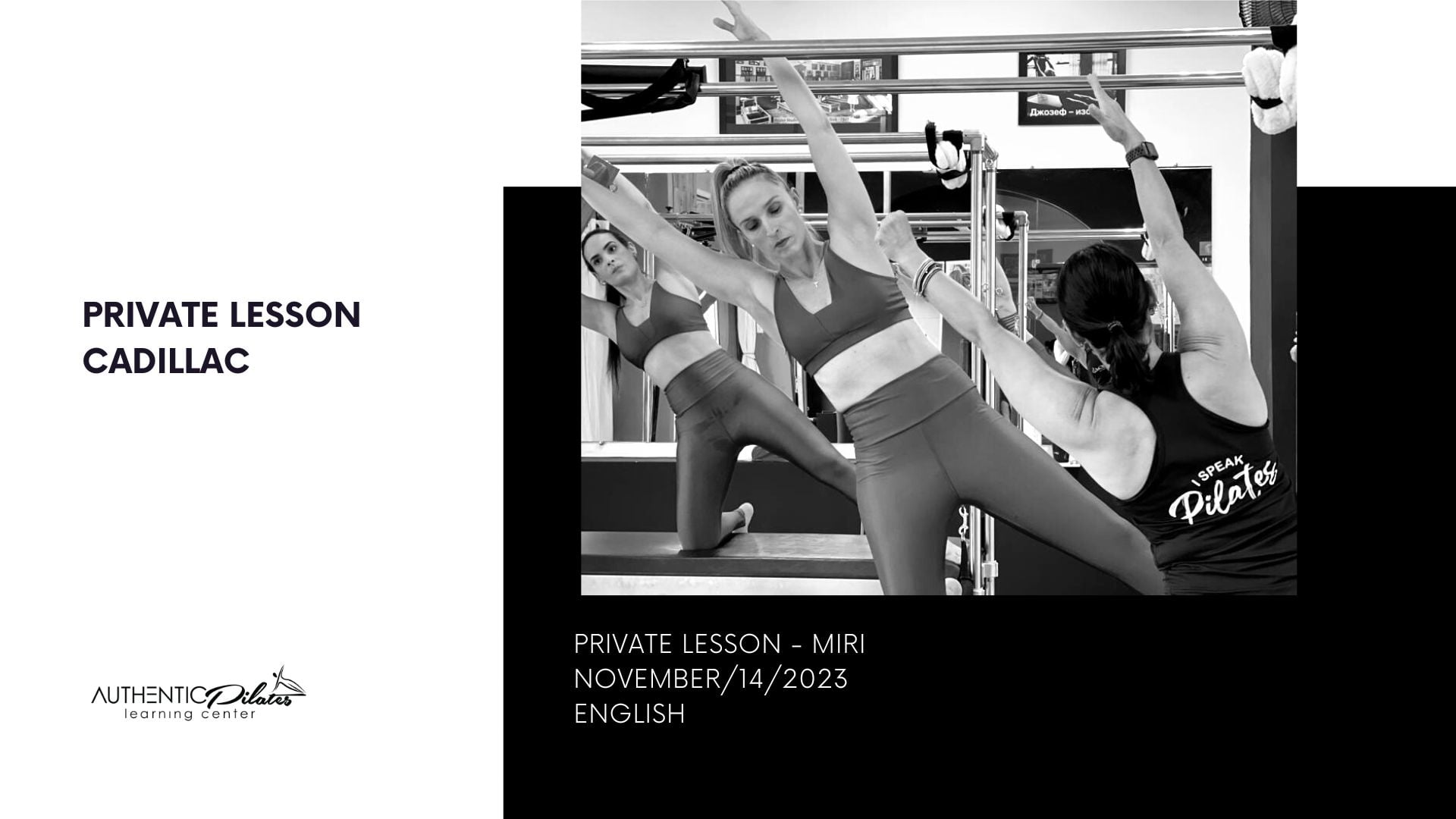 Private lesson Miri 11/14/23