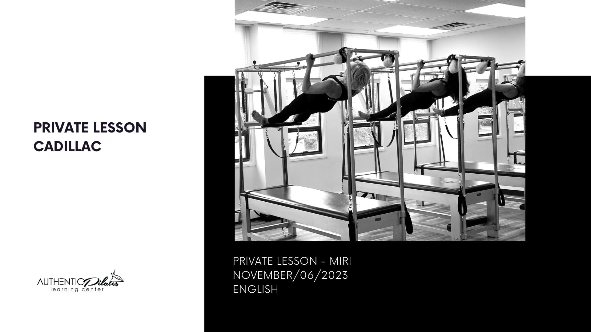 Private lesson Miri 11/6/23