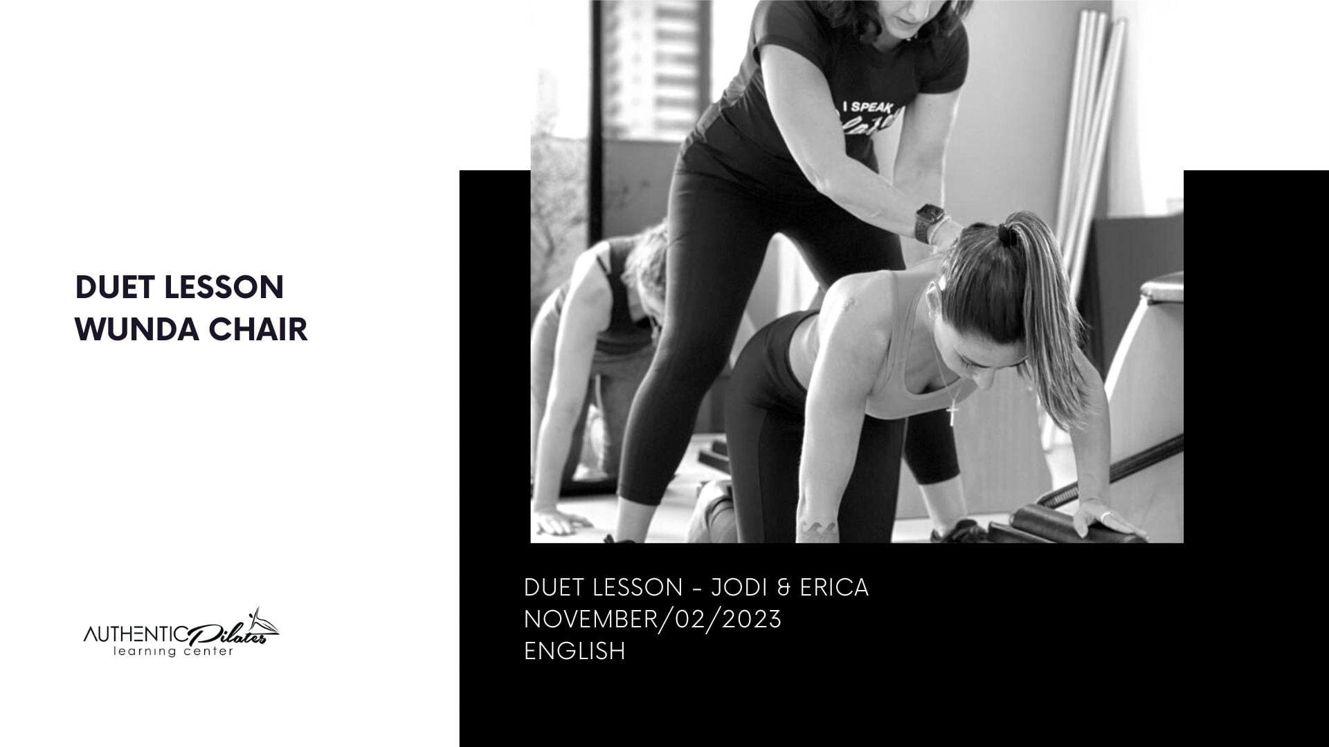 Duet lesson – Jodi & Erica 11/02/23