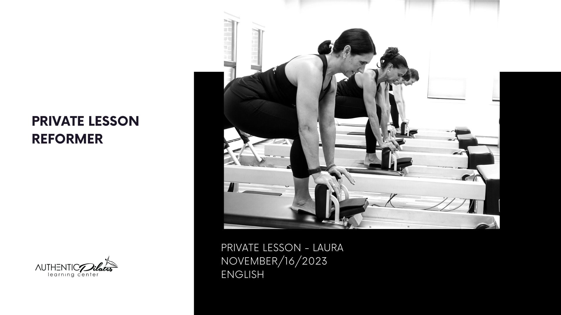 Private Lesson Laura 11/16/23