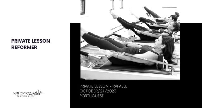 Pilates Lesson Rafaele – 11/24/23 