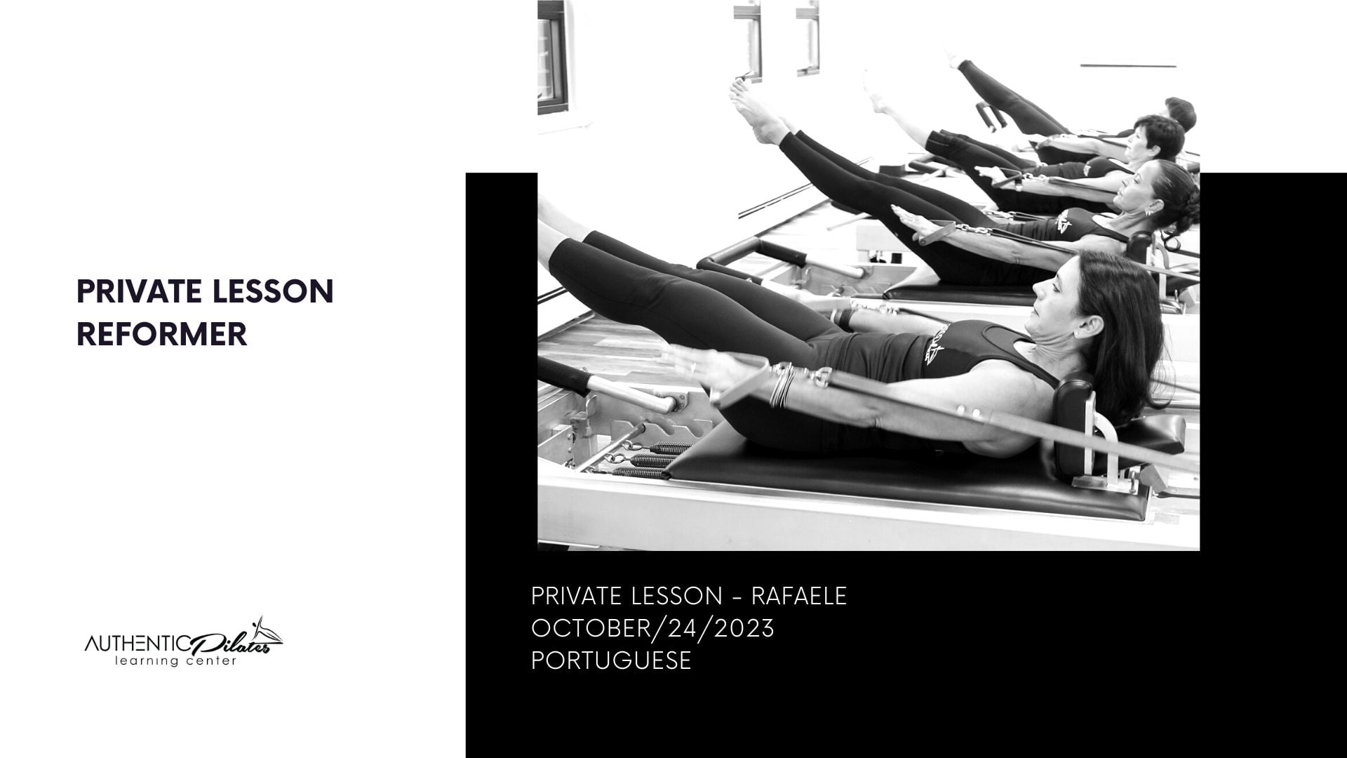 Pilates Lesson Rafaele – 11/24/23