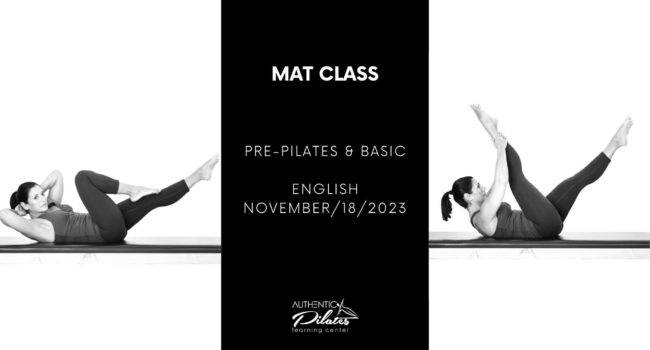 Mat Class with Pre-Pilates 11/18/23 