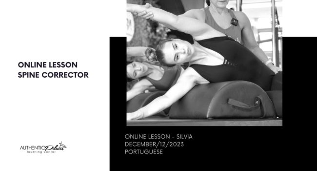 Online Lesson – Spine Corrector Silvia 12/12/23 