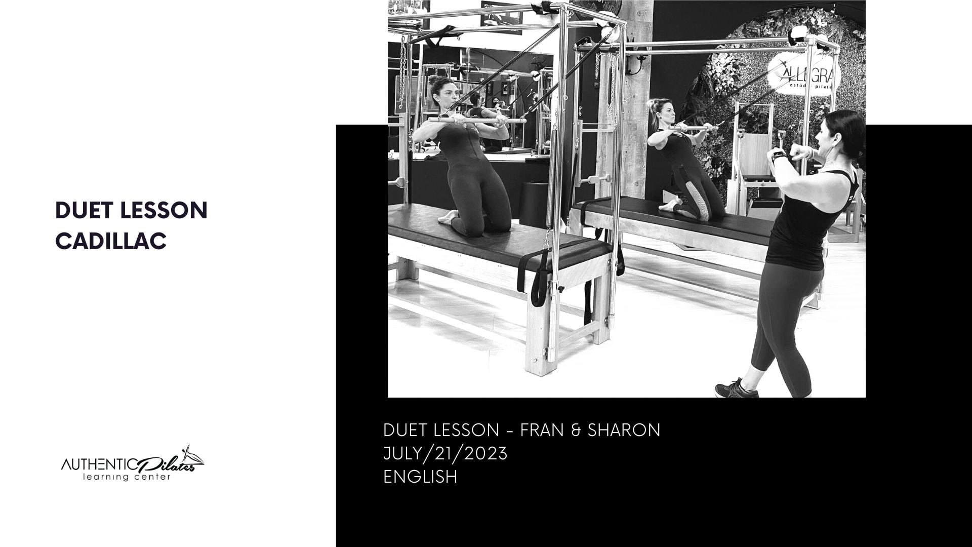 Duet teacher lesson Cadillac 7/21/23