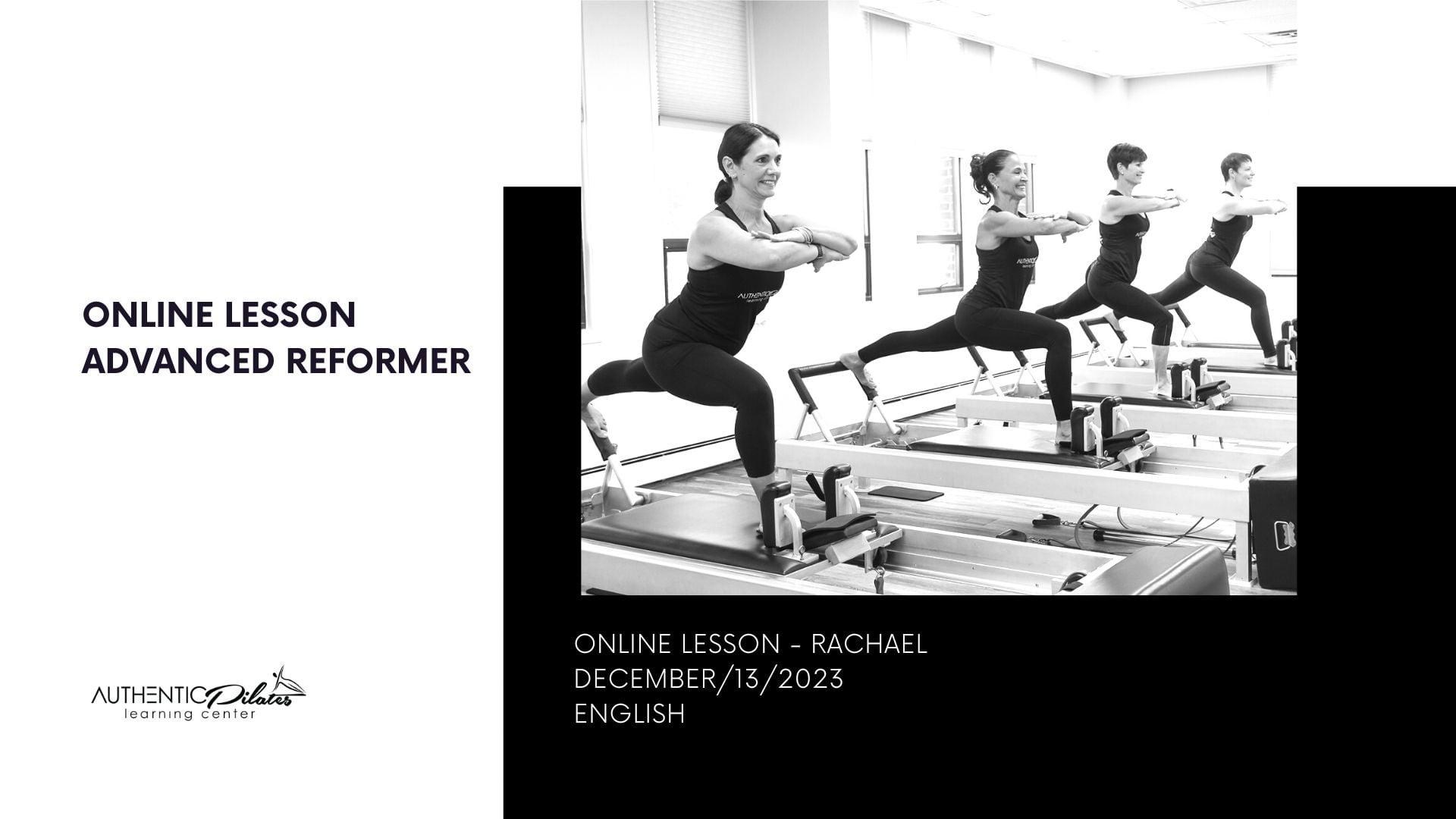 Online Advanced Reformer – Rachael 12/13/23