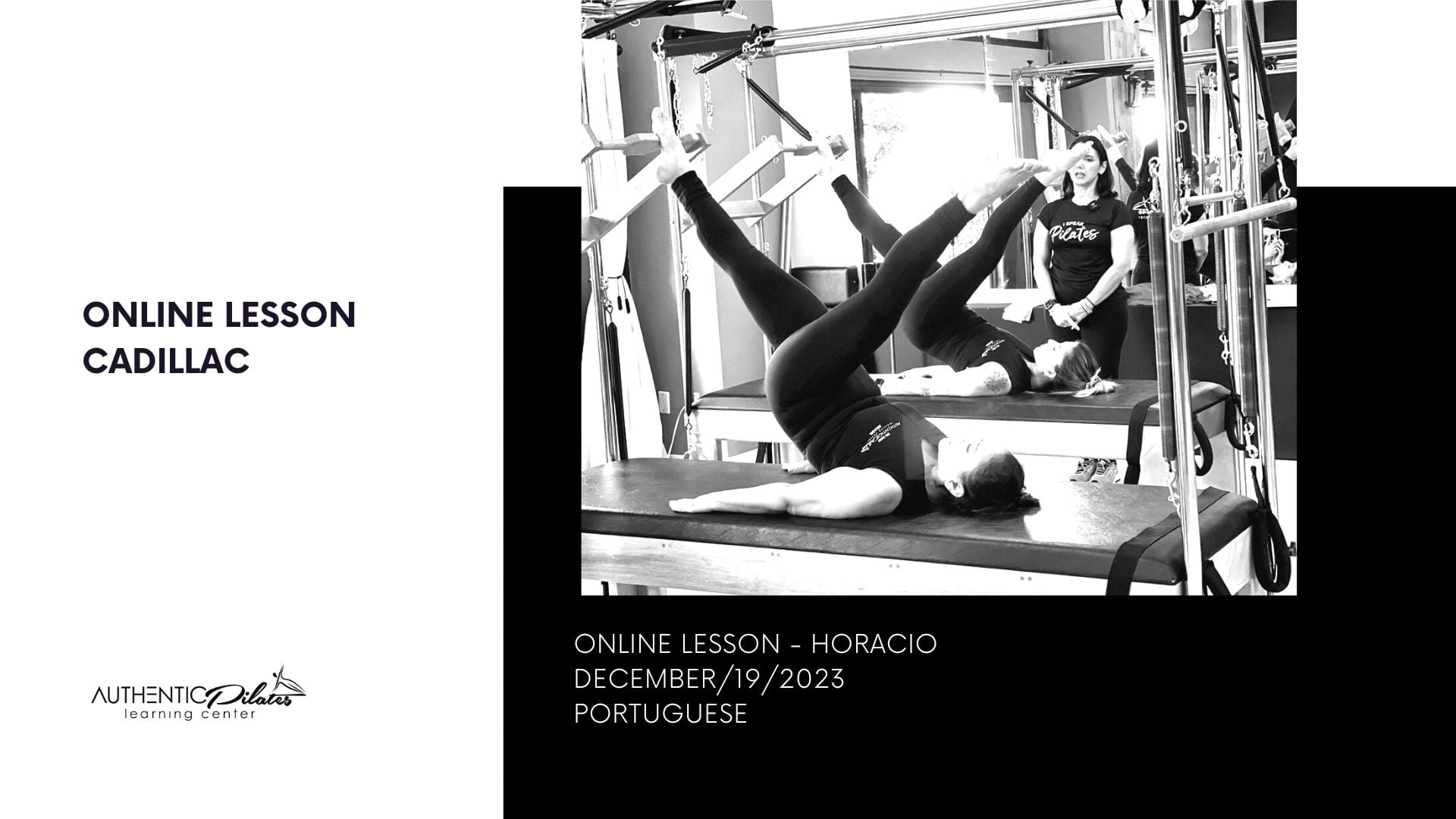 Online Cadillac Lesson – Horacio 12/19/23