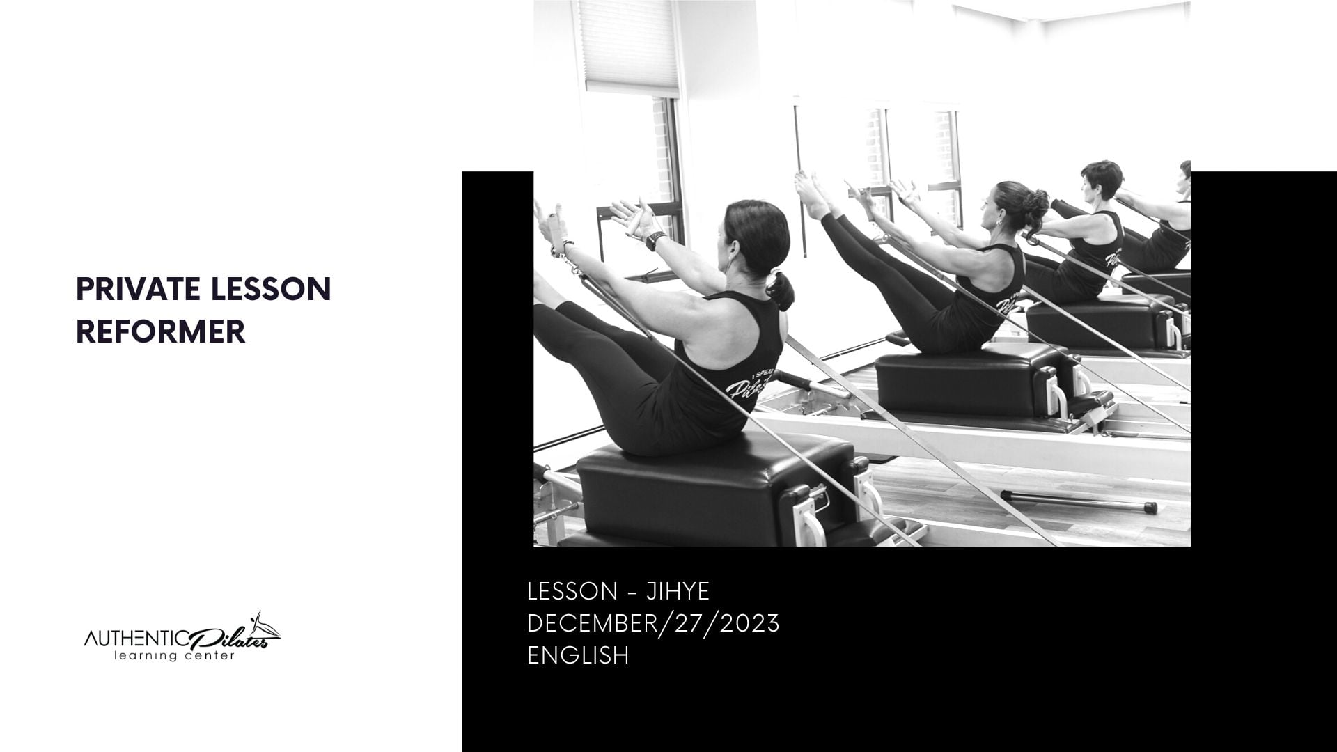 Private Lesson – Jihye 12/27/23