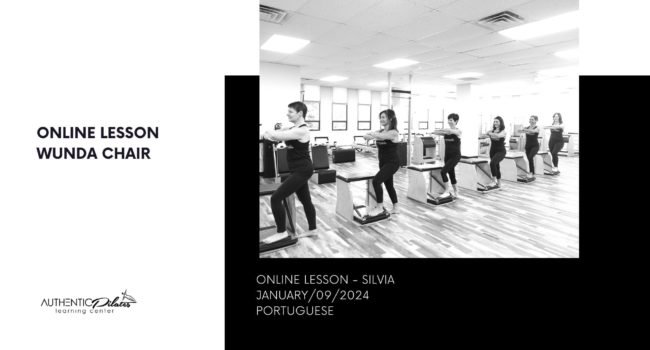 Online Wunda Chair Lesson – Silvia 1/9/24 