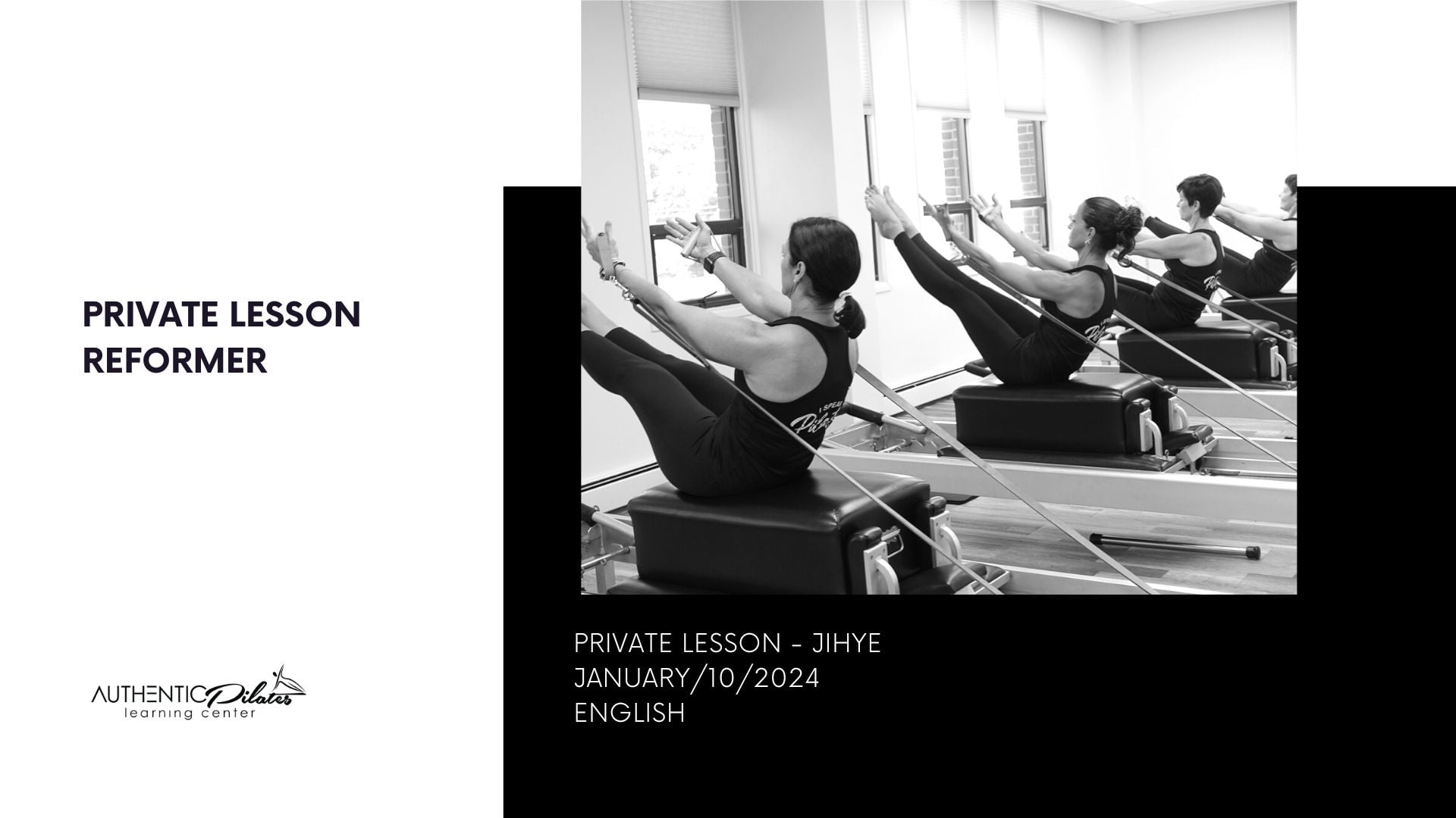 Private lesson Jihye 1/10/24