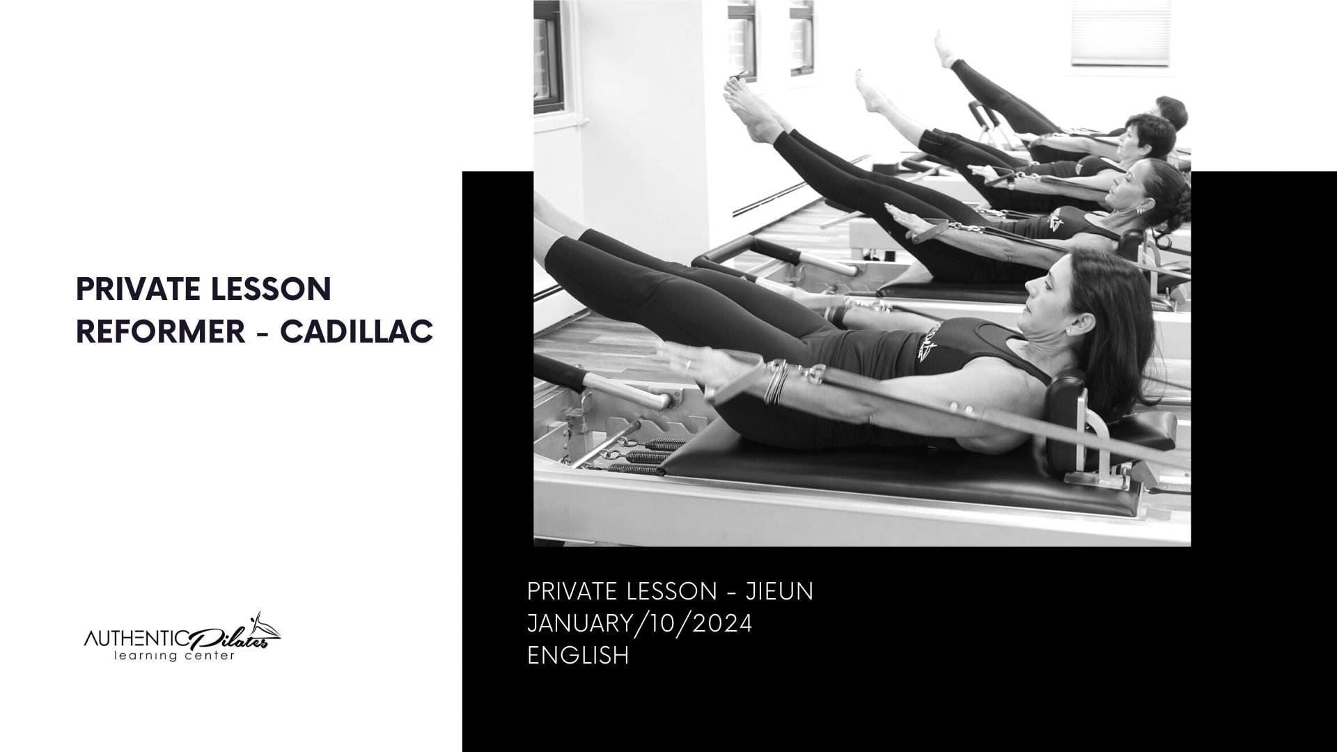 Private lesson – Jieun 1/10/24